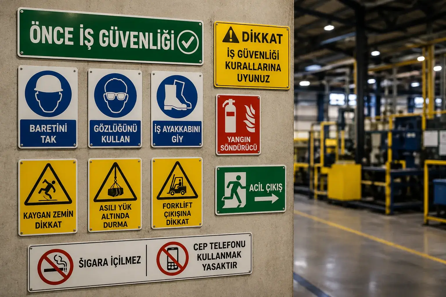 İş Güvenliği Levhaları